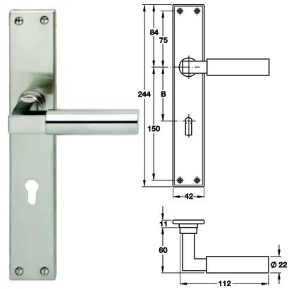 P. Bisschop Bauhaus Weimar 1920/8004 PZ Langschildzimmert�rgarnitur MMN